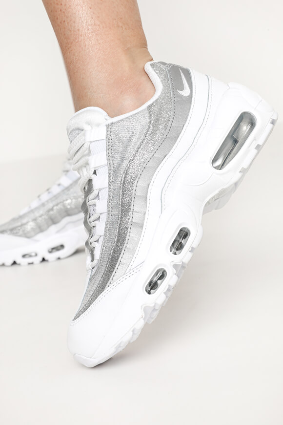 Air max 95 outlet femme noir et argent