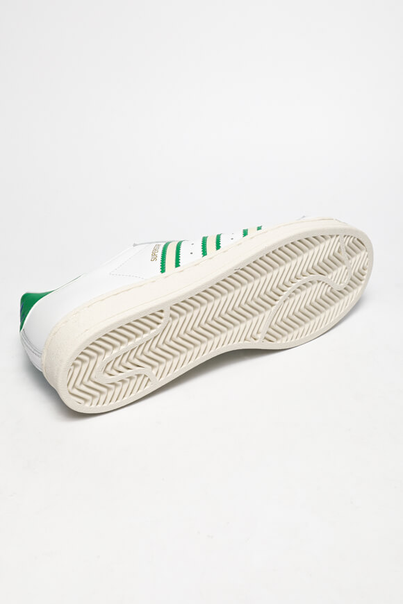 Adidas Originals Superstar Sneaker Weiss + Grün ER8191