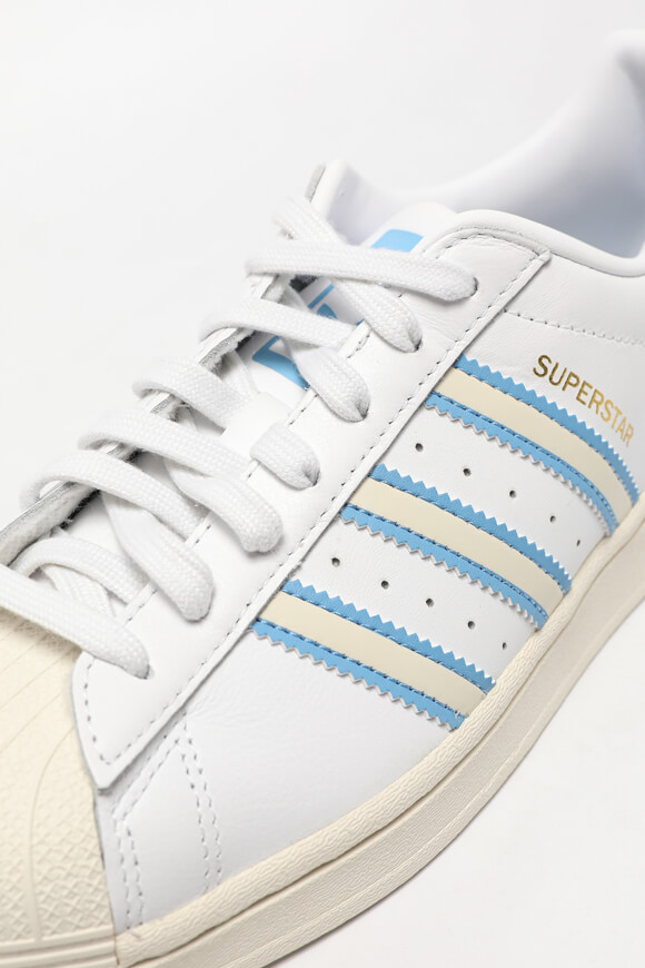 Adidas Originals Superstar Sneaker Weiss + Hellblau ER8585