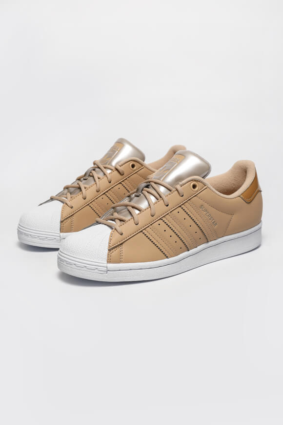 Adidas superstar cheap beige weiß