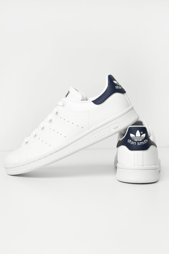 Adidas Originals Stan Smith Sneaker Cloud White + Dark Blue
