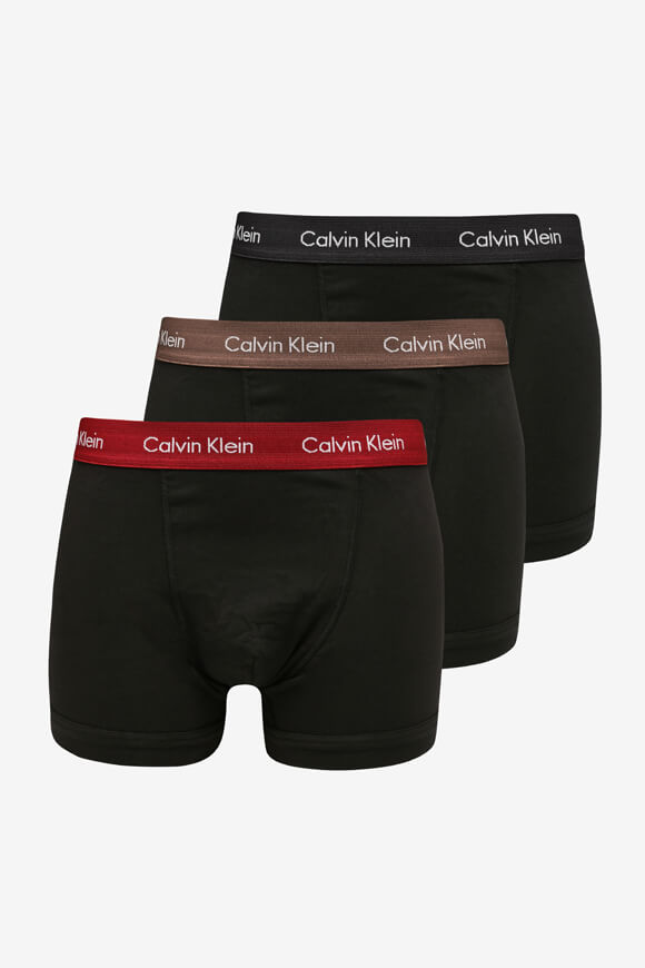 Calvin Klein Underwear Dreierpack Boxershorts Black + Camel + Red Carpet Calvin Klein Underwear Dreierpack Boxershorts Black + Camel + Red Carpet