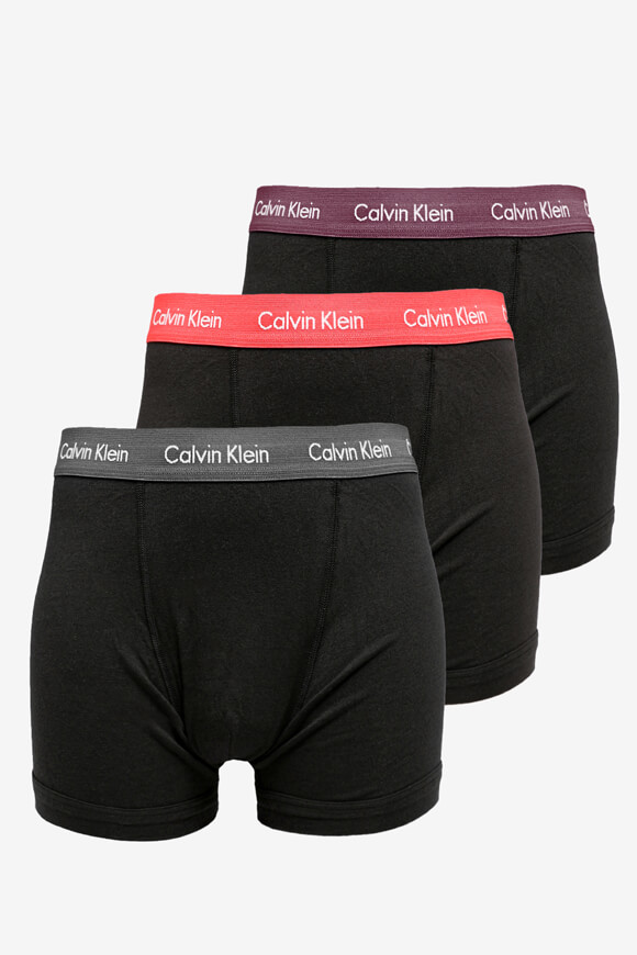 Calvin Klein Underwear Dreierpack Boxershorts Black + Charcoal + Orange Odsy