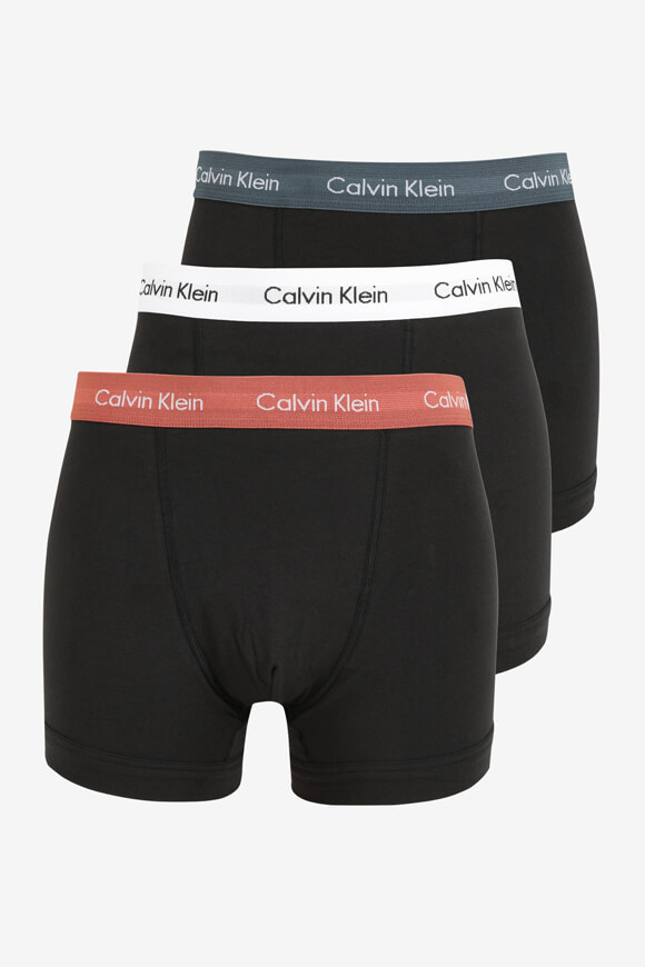Calvin Klein Underwear Dreierpack Boxershorts Black + White + Blue + Dusty Calvin Klein Underwear Dreierpack Boxershorts Black + White + Blue + Dusty