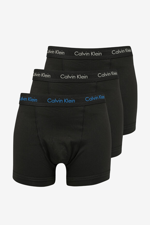 Calvin Klein Underwear Dreierpack Boxershorts Black + Grey + White + Palace Blue Calvin Klein Underwear Dreierpack Boxershorts Black + Grey + White + Palace Blue