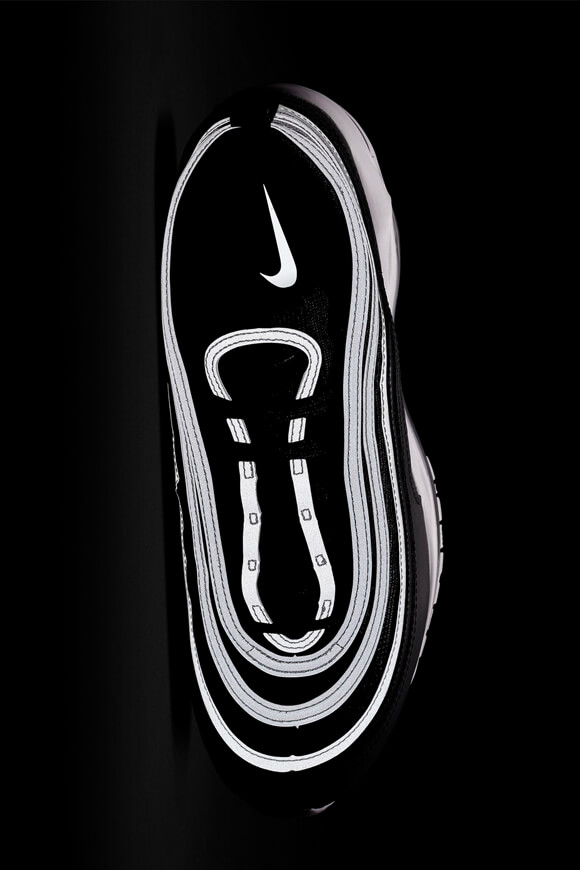 Air max 97 reflective logo cheap noir