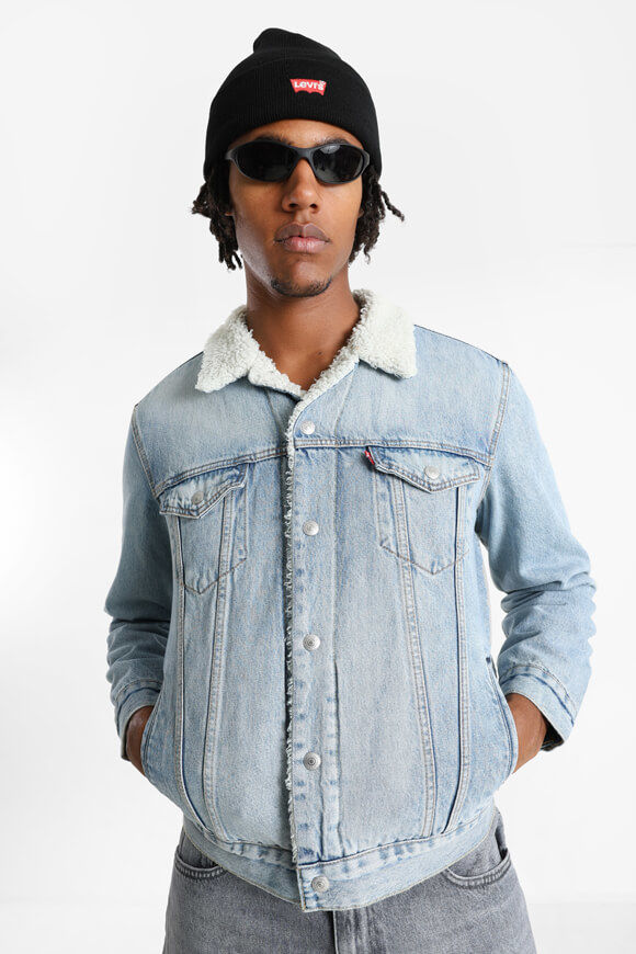 Image sur Type 3 Trucker Gefütterte Jeansjacke