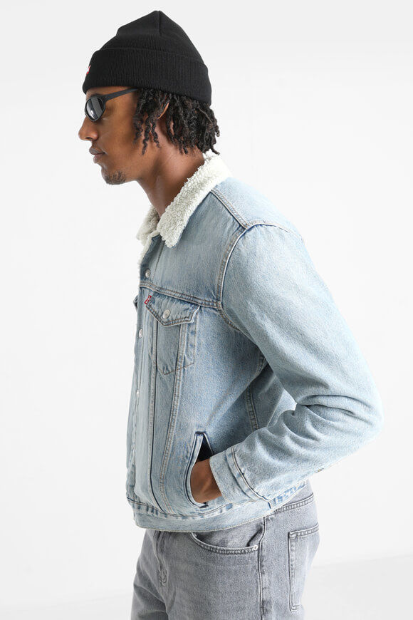 Image sur Type 3 Trucker Gefütterte Jeansjacke
