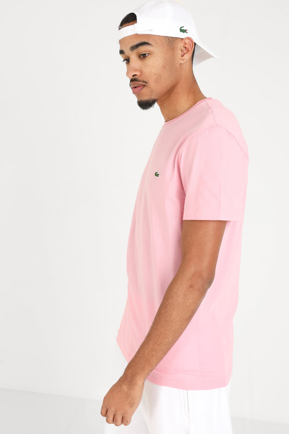 T shirt lacoste discount rose