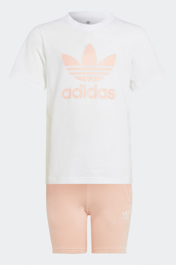 Adidas Originals Kids-Set White + Glow Pink