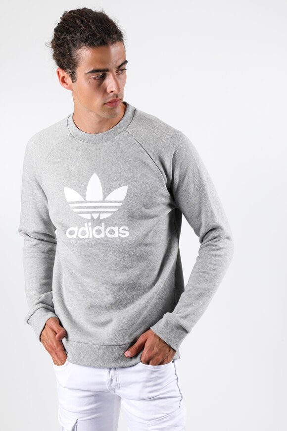 Adidas Originals Sweatshirt Grau meliert Adidas Originals Sweatshirt Grau meliert