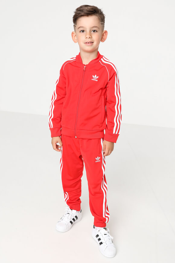 Ensemble adidas rouge enfant sale