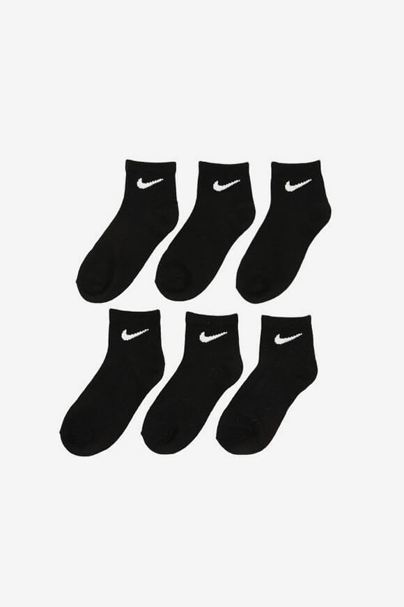 Nike Sechserpack Socken Schwarz