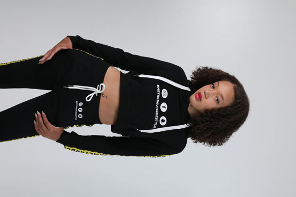 Image sur Sweatshirt court à capuchon