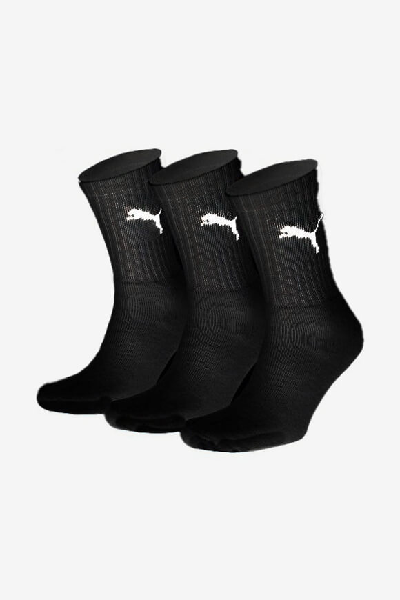 Puma Dreierpack Socken Schwarz
