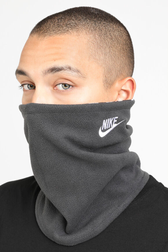 Cache cou Nike Fleece réversible gris sur