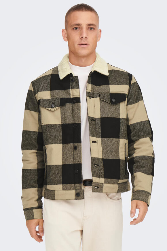 Only & Sons Gefütterte Jacke Chinchilla Only & Sons Gefütterte Jacke Chinchilla