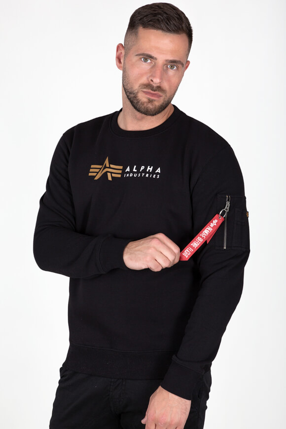 Alpha Industries Sweatshirt Schwarz