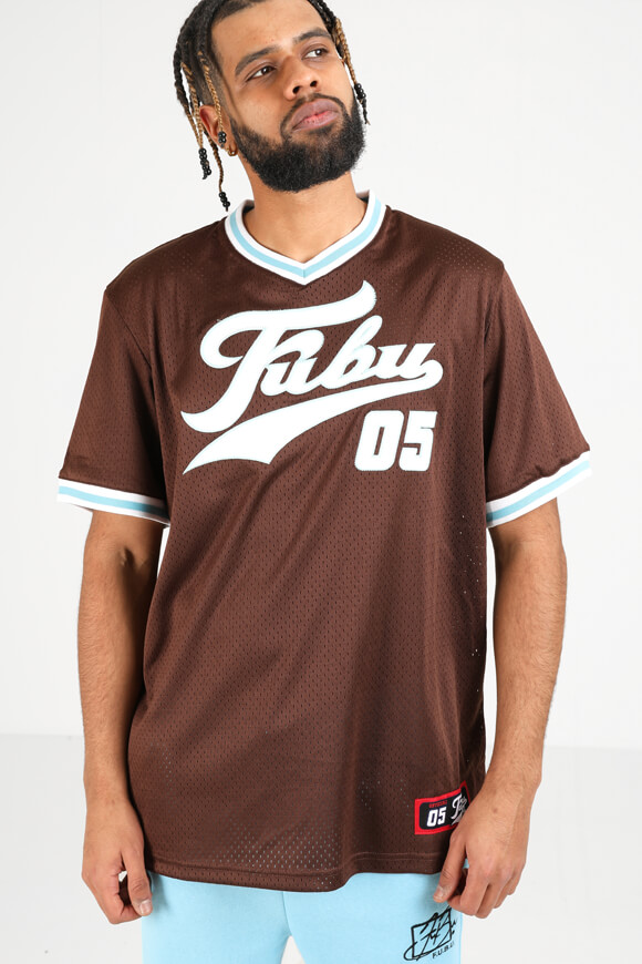 Image sur T-shirt de baseball en mesh