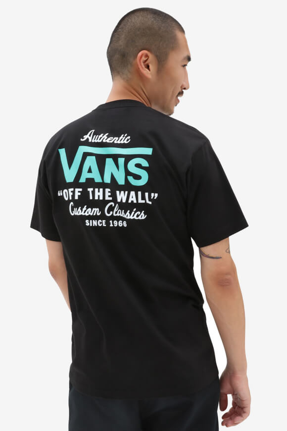 Vans T-Shirt Black + White + Waterfall