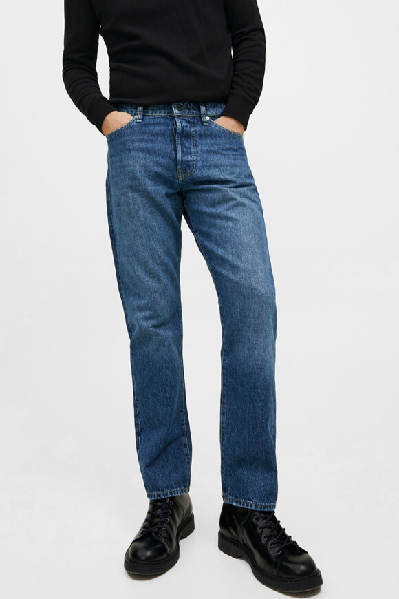 Jack & Jones Chris Loose Fit Jeans L32 Dunkelblau Used ER8587 Jack & Jones Chris Loose Fit Jeans L32 Dunkelblau Used ER8587
