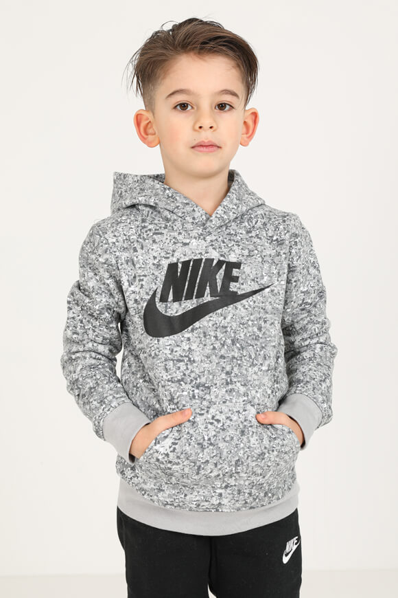 Nike Kids Kapuzensweatshirt Hell Smoke Grau