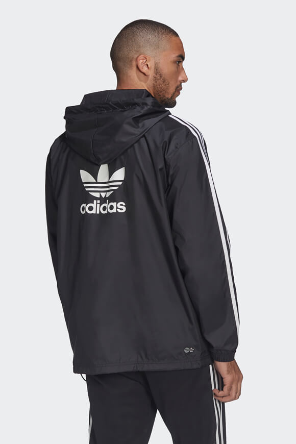 Adidas originals coupe vent shop a capuche homme noir