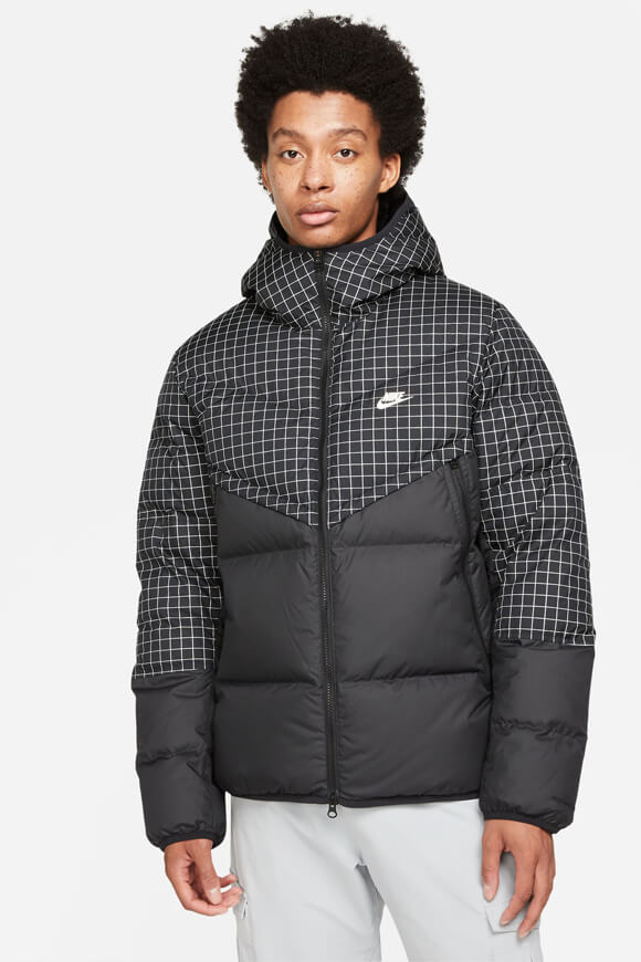 Nike Puffer Daunenjacke Schwarz