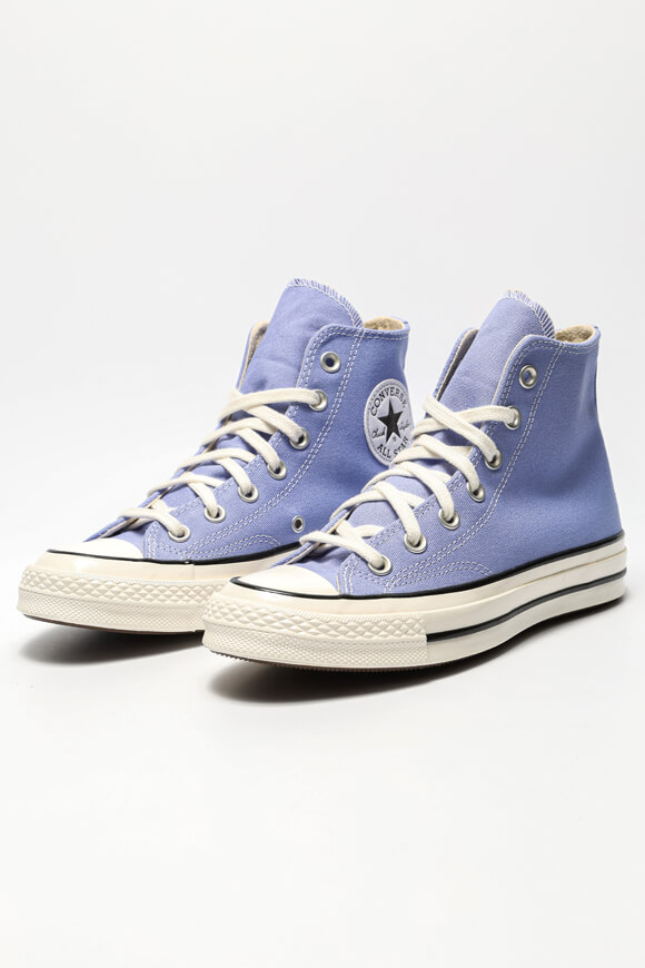 Converse Schnürsneaker weiß-blau popular Casual-Look