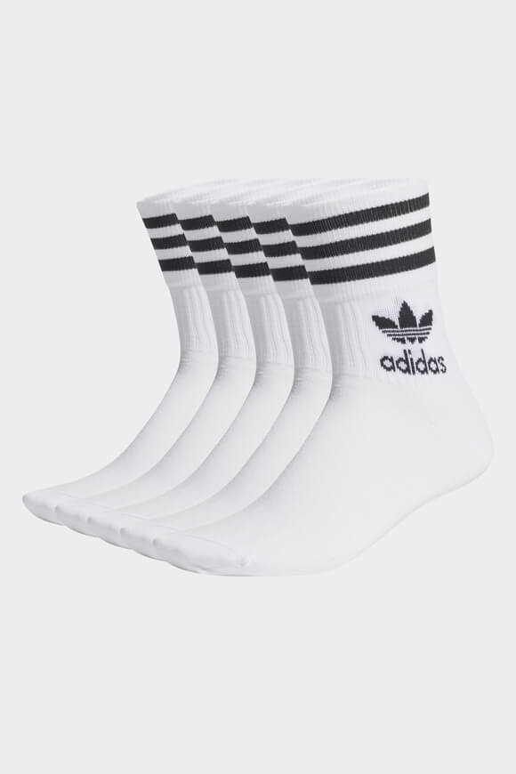 Adidas Originals Fünferpack Socken Weiss