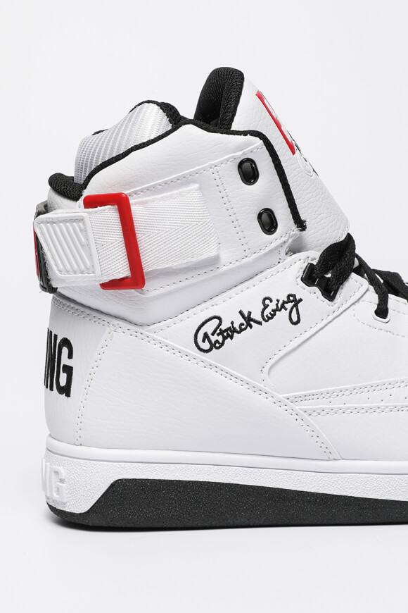 Ewing Sneaker White + Black + Chinese Red ER7257
