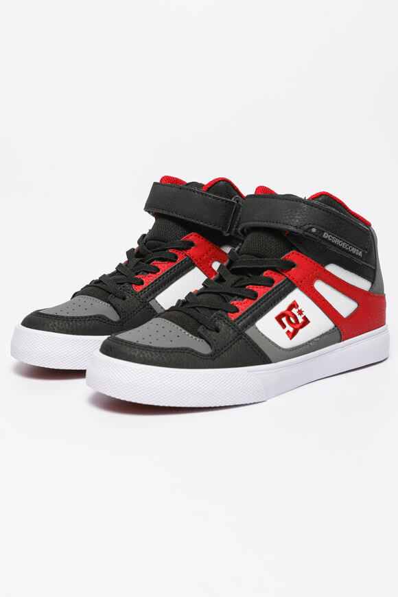 DC Pure High-Top EV Sneaker Schwarz + Grau DC Pure High-Top EV Sneaker Schwarz + Grau