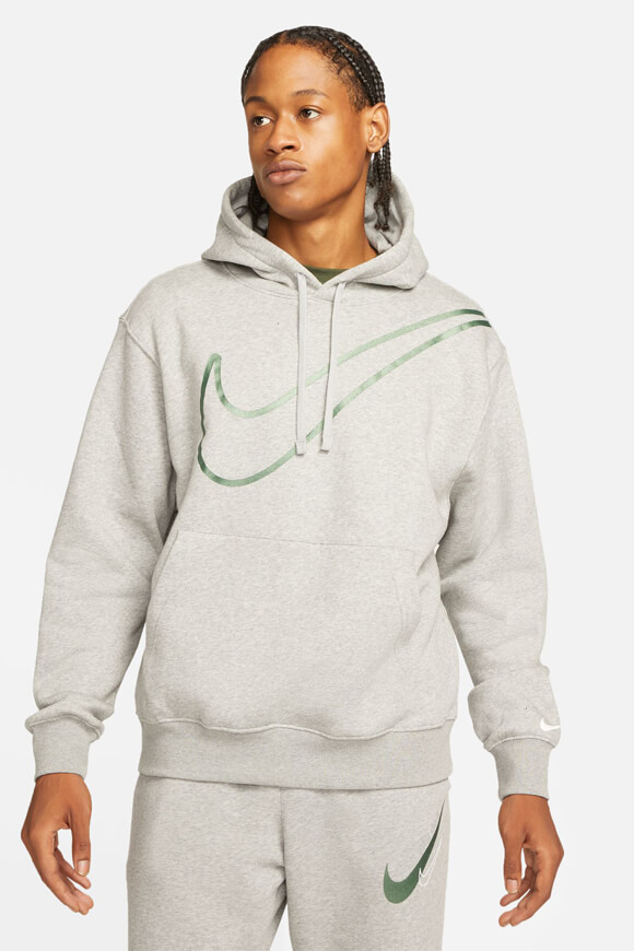 Nike Kapuzensweatshirt Grau meliert