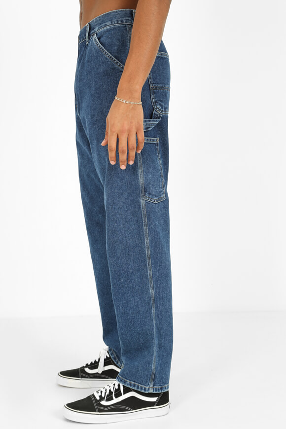Carhartt WIP Single Knee Relaxed Straight Fit Jeans L32 Blue Stone ER9987