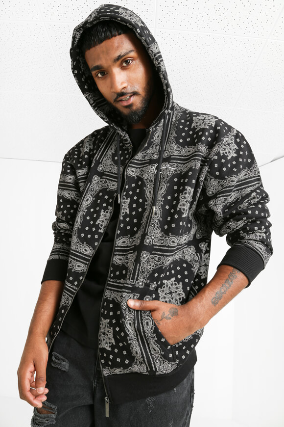 Image sur Sweat zippé à capuchon