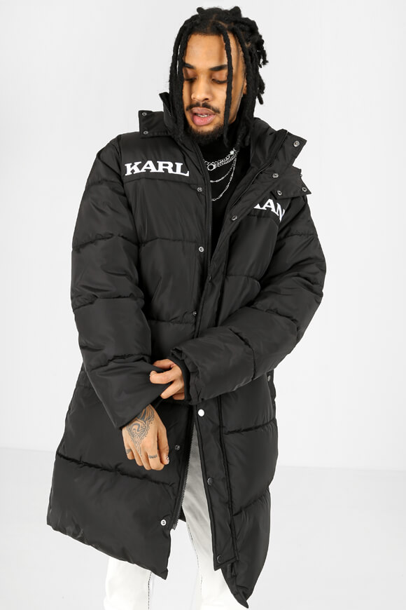 Karl Kani Puffermantel Schwarz Karl Kani Puffermantel Schwarz