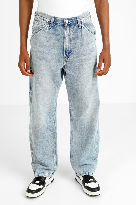 Levi's Stay Loose Carpenter Jeans L32 Light Indigo Stonewash ER9444 Levi's Stay Loose Carpenter Jeans L32 Light Indigo Stonewash ER9444