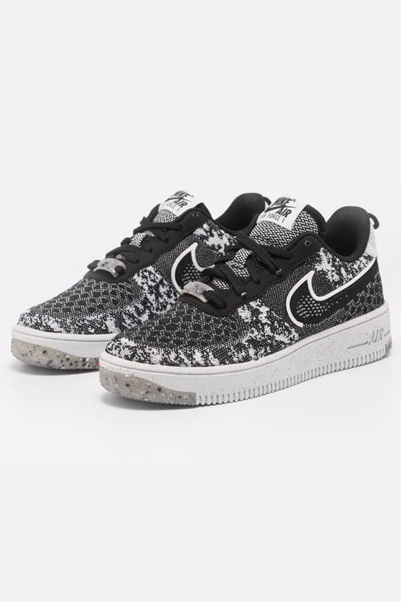 Nike Air Force 1 Crater Flyknit NN Sneaker Schwarz + Weiss Nike Air Force 1 Crater Flyknit NN Sneaker Schwarz + Weiss