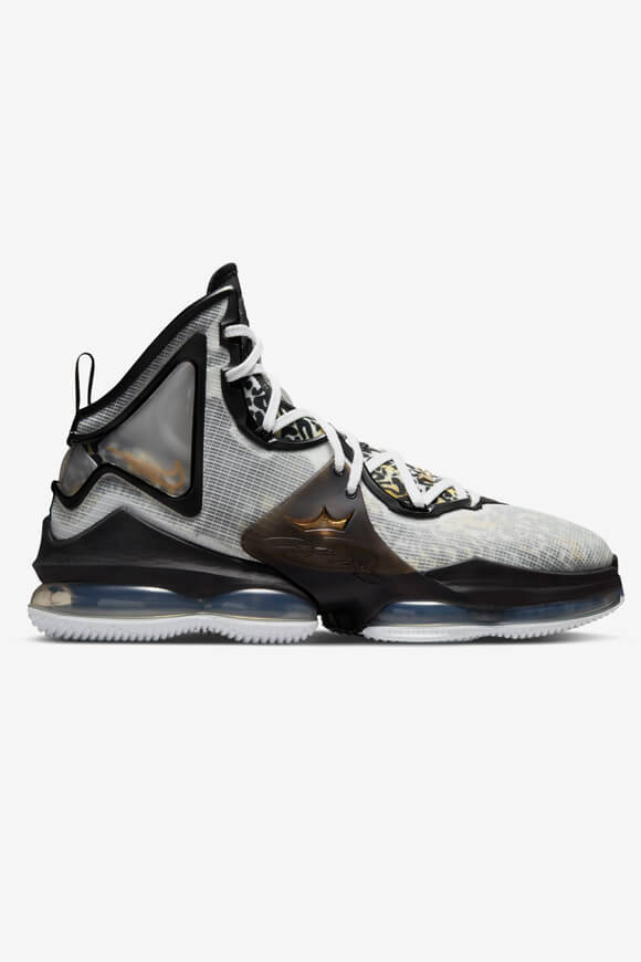 Nike LeBron XIX Sneaker White + Metallic Farbe Gold + Black ER8990