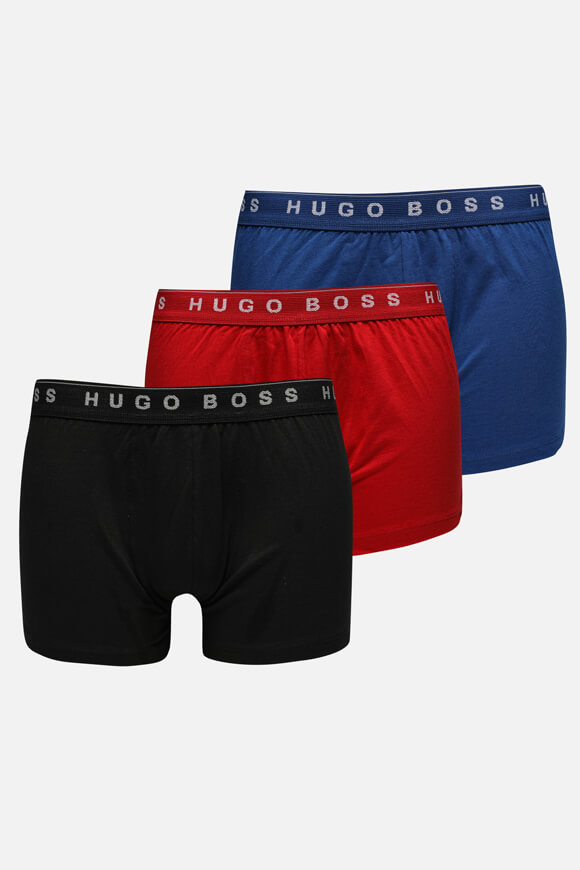 Hugo Boss Dreierpack Boxershorts Black + Navy + Red