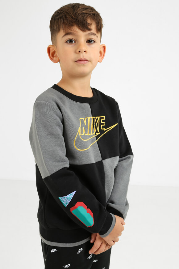 Nike Kids Sweatshirt Black + Smoke Grey