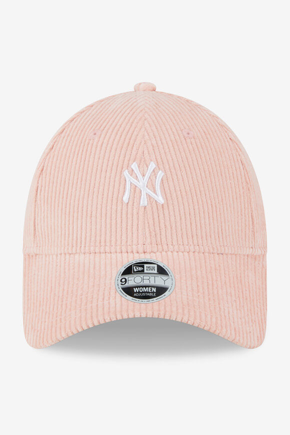 New Era - 9FORTY - Casquette NY Yankees en velours côtelé - Rose