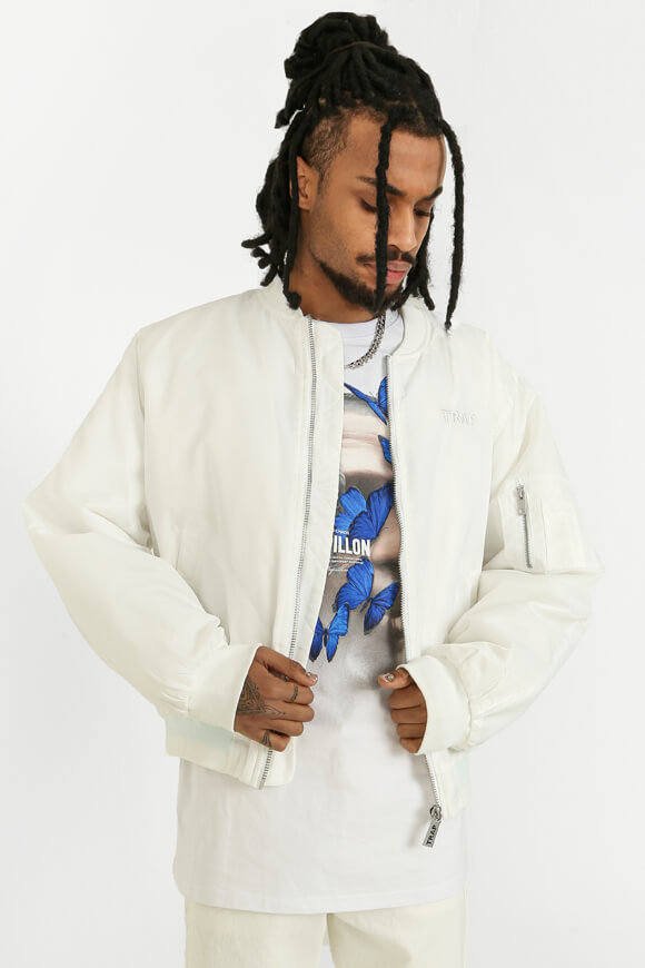 Trap Bomberjacke Offwhite ER6163 Trap Bomberjacke Offwhite ER6163