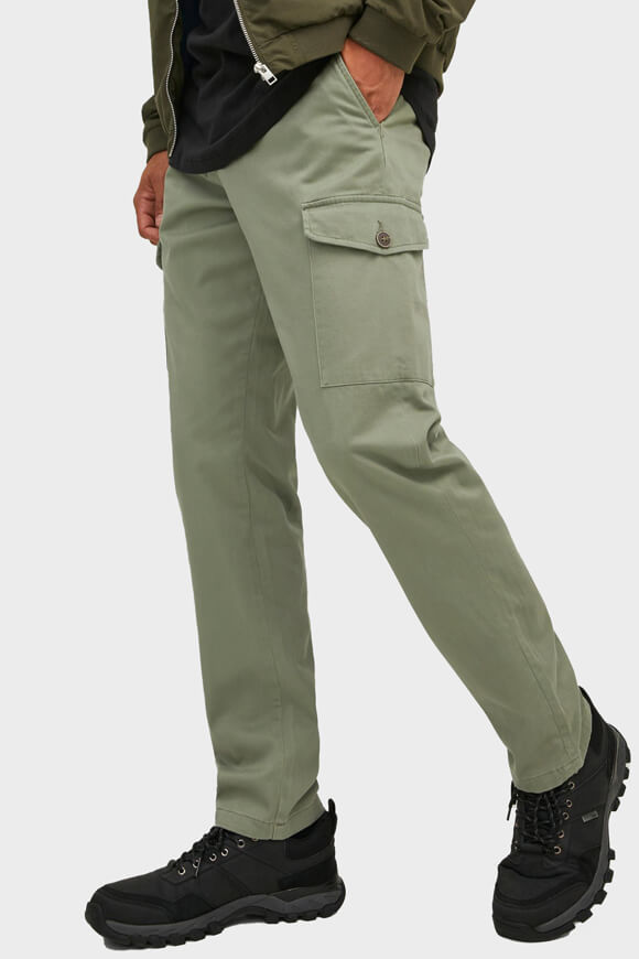 Jack & Jones Ollie Bowie Cargohose L32 Deep Lichen Green ER8743 Jack & Jones Ollie Bowie Cargohose L32 Deep Lichen Green ER8743