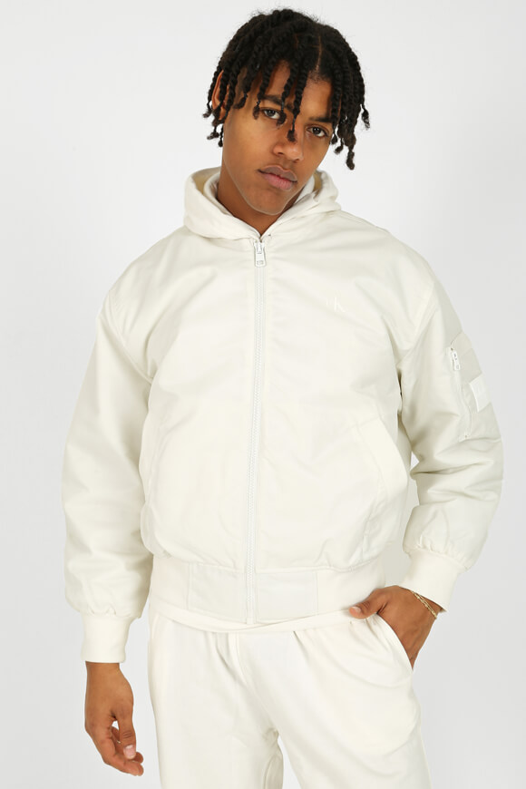 Calvin Klein Jeans Bomberjacke Ivory ER7226 Calvin Klein Jeans Bomberjacke Ivory ER7226