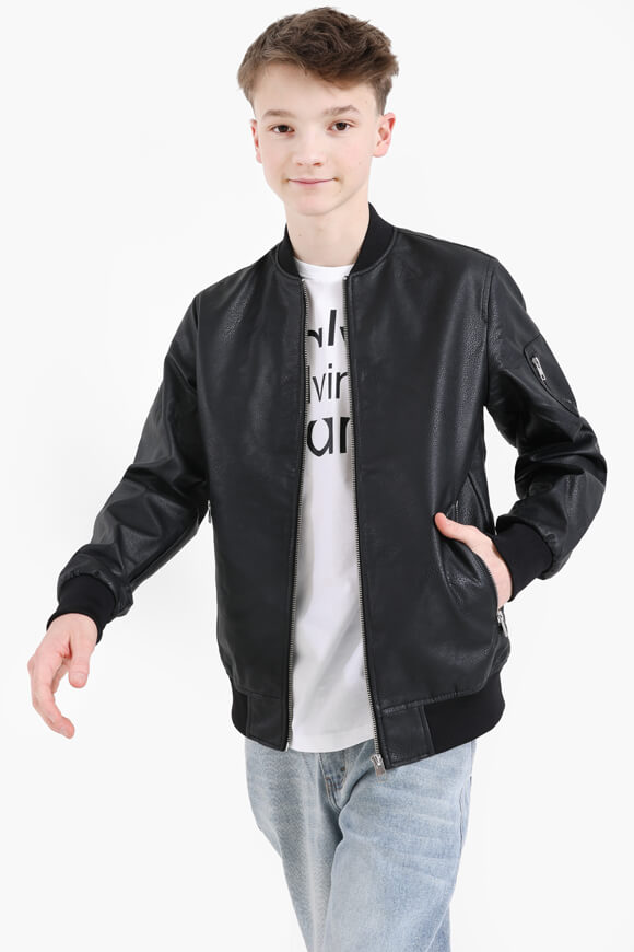 Bild von Bomber Kunstlederjacke