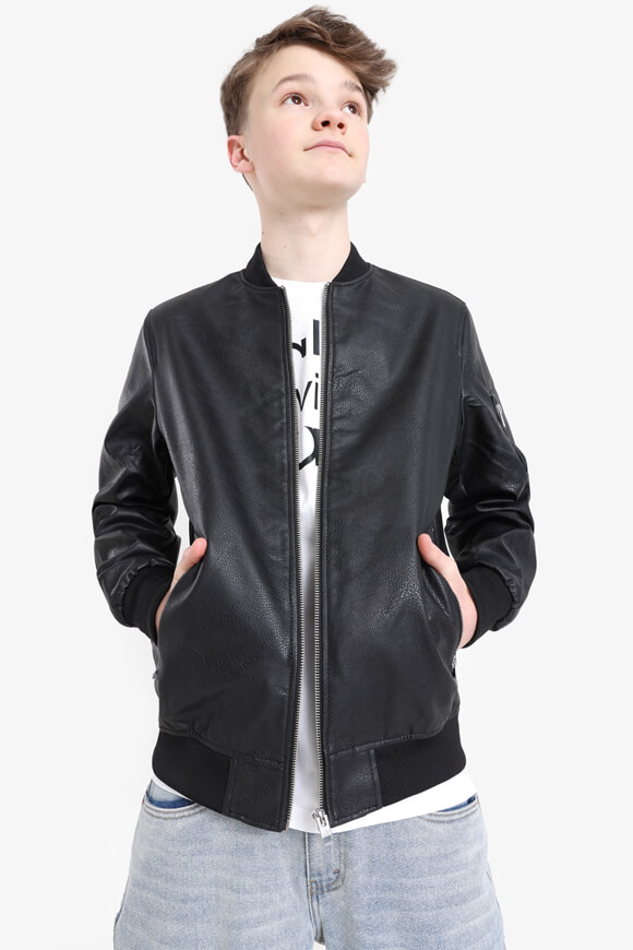 Bild von Bomber Kunstlederjacke