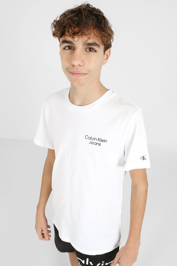 Calvin Klein Jeans T-Shirt Bright Weiss