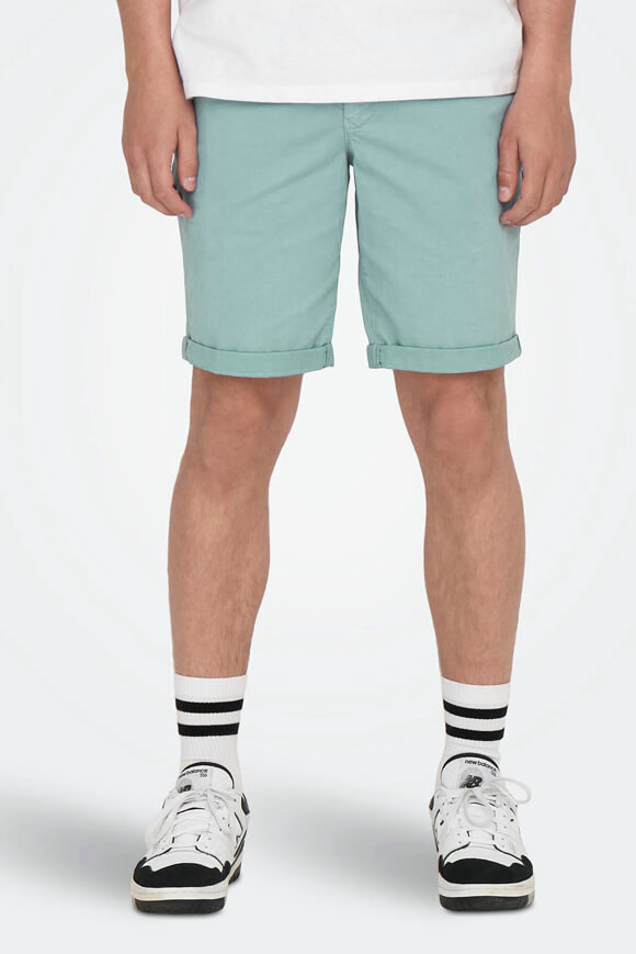 Only & Sons Chino Shorts Mountain Spring