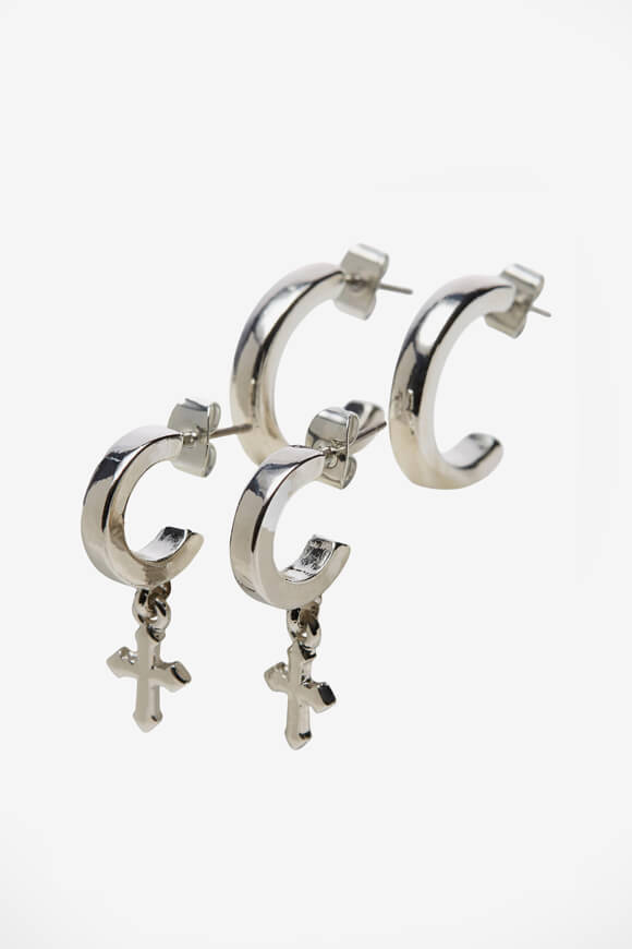 Jack & Jones Ohrring-Set Farbe Silber
